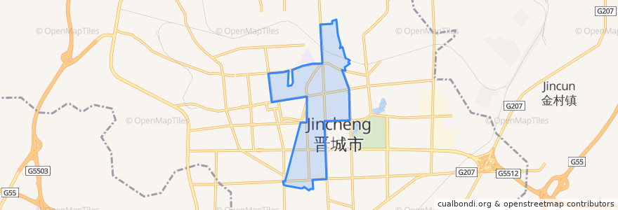 Mapa de ubicacion de 东街街道.