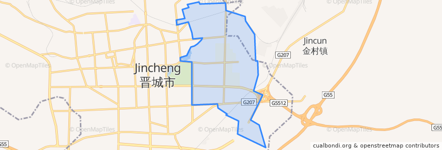 Mapa de ubicacion de 开发区街道.