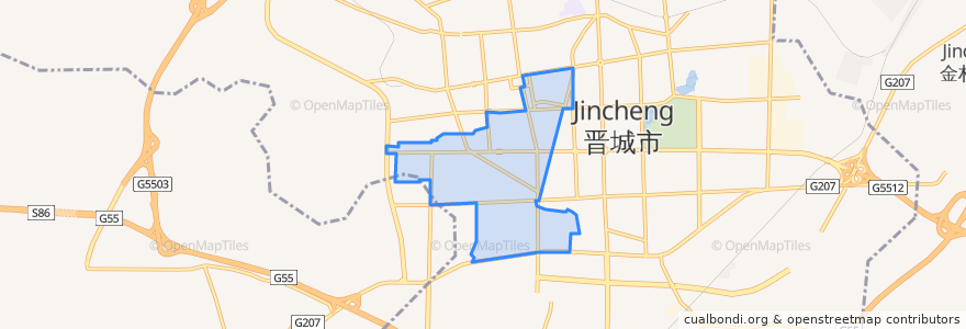 Mapa de ubicacion de 南街街道.