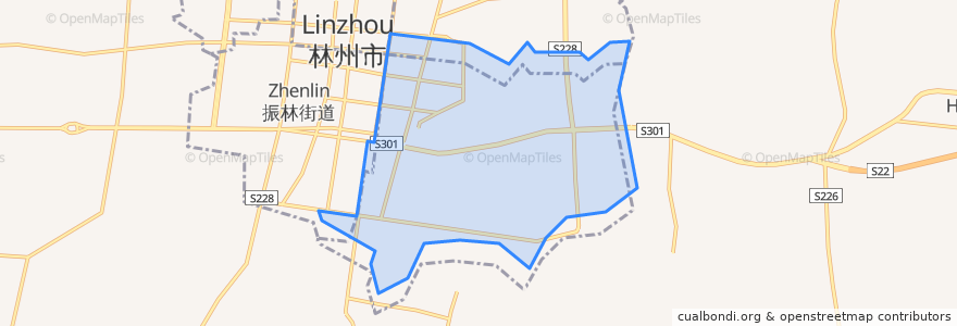 Mapa de ubicacion de 龙山街道.