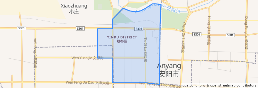 Mapa de ubicacion de 铁西路街道.