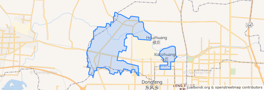 Mapa de ubicacion de 西郊乡.