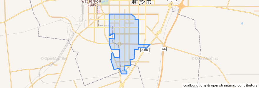 Mapa de ubicacion de 开发区街道.