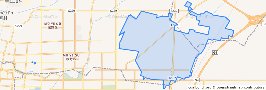 Mapa de ubicacion de Hepinglu Subdistrict.