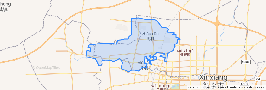 Mapa de ubicacion de 王村镇.