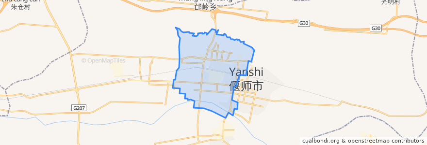 Mapa de ubicacion de 商城街道.