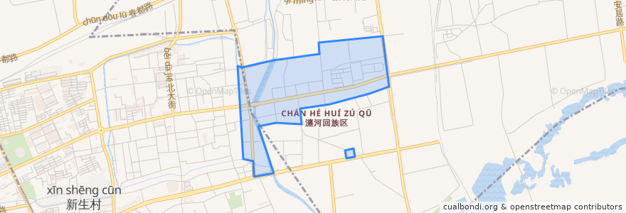 Mapa de ubicacion de 东关街道.