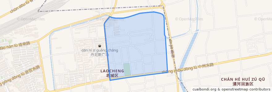 Mapa de ubicacion de 东北隅街道.