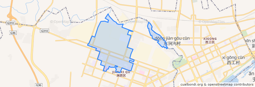 Mapa de ubicacion de 长安路街道.