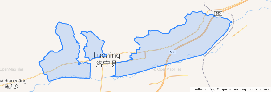 Mapa de ubicacion de 城郊乡.