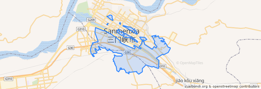 Mapa de ubicacion de 崖底街道.