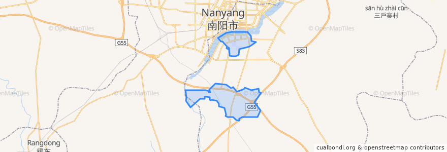 Mapa de ubicacion de 枣林街道.