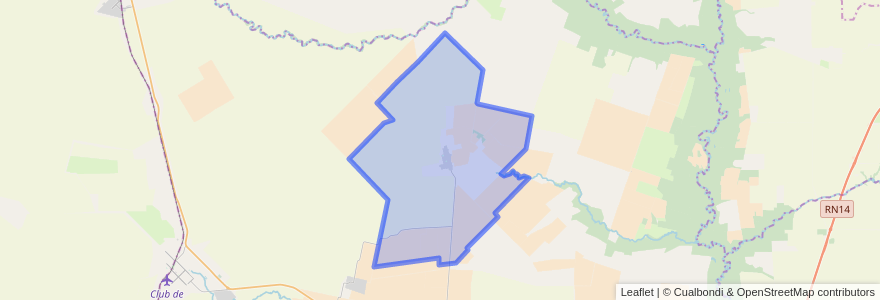 Mapa de ubicacion de Municipio de Aldea San Antonio.