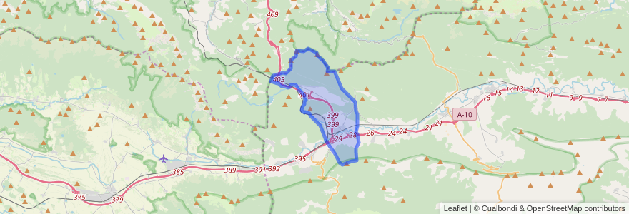 Mapa de ubicacion de Altsasu/Alsasua.