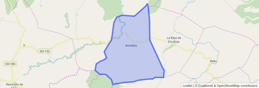 Mapa de ubicacion de Arenillas.