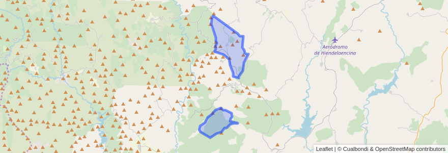 Mapa de ubicacion de Arroyo de las Fraguas.