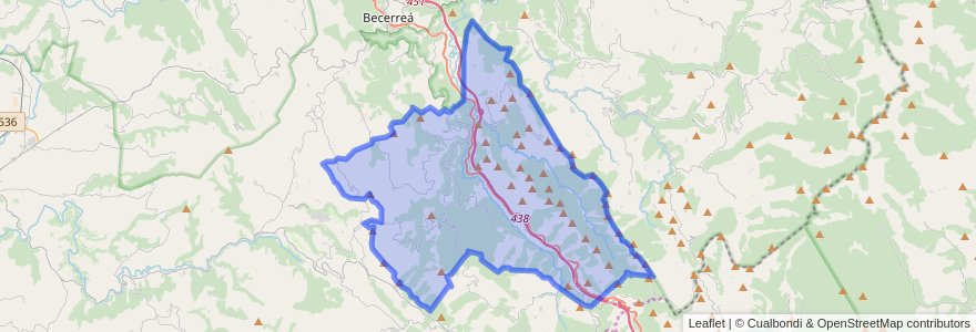 Mapa de ubicacion de As Nogais.