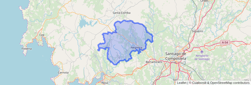 Mapa de ubicacion de Barcala.