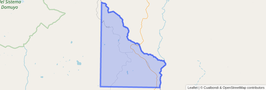 Mapa de ubicacion de Municipio de Barrancas.