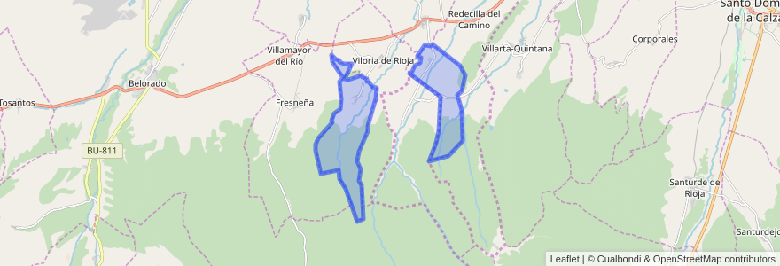 Mapa de ubicacion de Bascuñana.