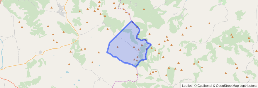 Mapa de ubicacion de Beratón.