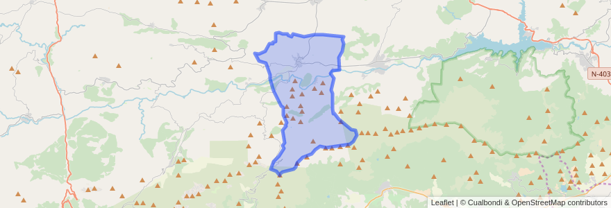 Mapa de ubicacion de Burgohondo.