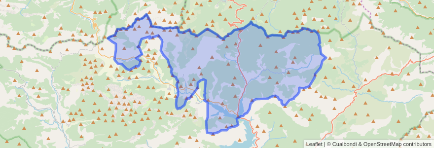 Mapa de ubicacion de Burón.