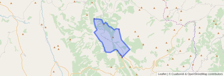 Mapa de ubicacion de Cañada de Benatanduz.