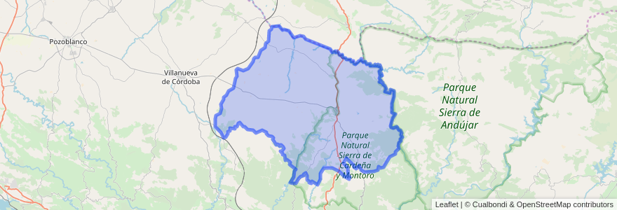 Mapa de ubicacion de Cardeña.