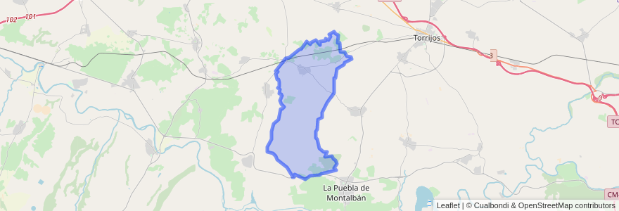 Mapa de ubicacion de Carmena.