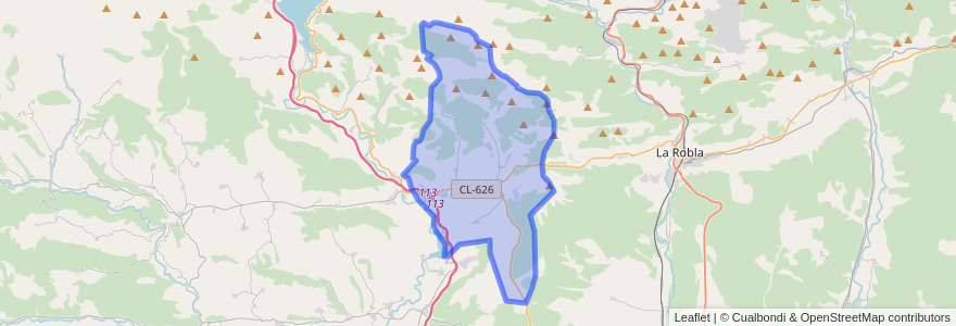 Mapa de ubicacion de Carrocera.