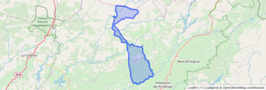 Mapa de ubicacion de Castellar.