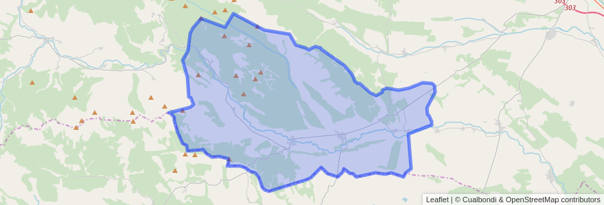 Mapa de ubicacion de Castrocontrigo.