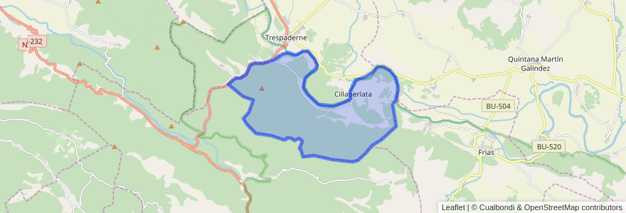 Mapa de ubicacion de Cillaperlata.