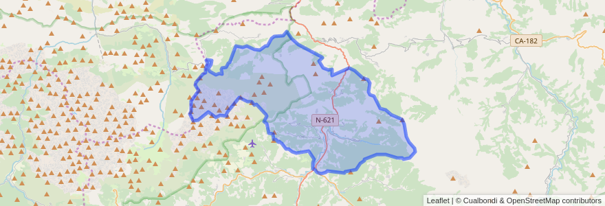 Mapa de ubicacion de Cillorigo de Liébana.