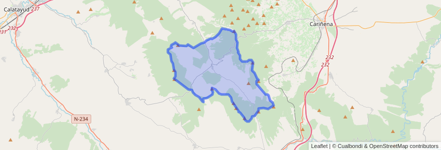 Mapa de ubicacion de Codos.