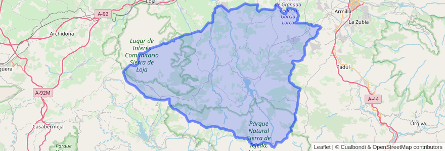 Mapa de ubicacion de Comarca de Alhama.