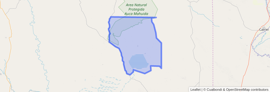 Mapa de ubicacion de Comisión de Fomento de Aguada San Roque.