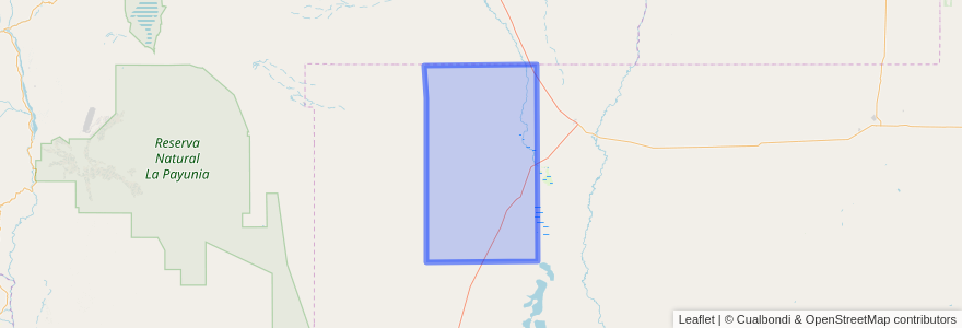 Mapa de ubicacion de Comisión de Fomento de Algarrobo del Águila.