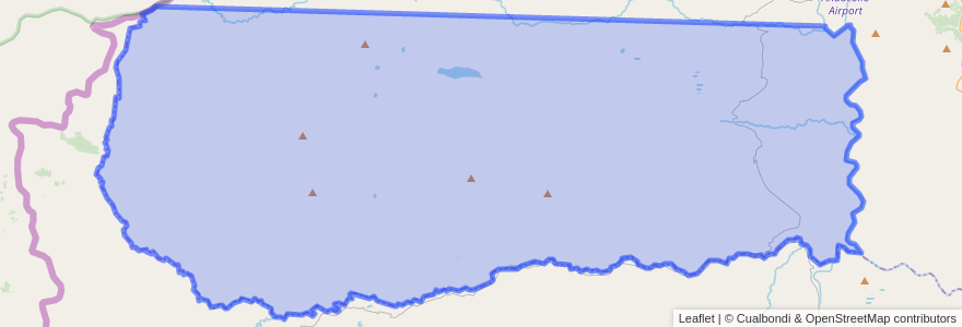 Mapa de ubicacion de Comisión de Fomento de Guañacos.