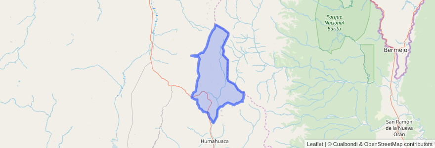 Mapa de ubicacion de Comisión Municipal de Hipólito Yrigoyen.