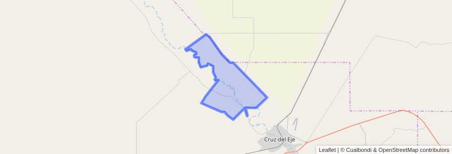Mapa de ubicacion de Comuna de El Brete.