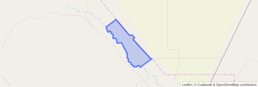 Mapa de ubicacion de Comuna de Los Chañaritos.