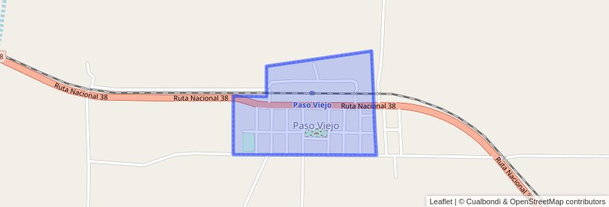 Mapa de ubicacion de Comuna de Paso Viejo.