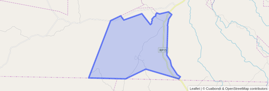 Mapa de ubicacion de Comuna de Talaini.