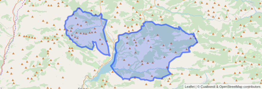 Mapa de ubicacion de Conca de Dalt.