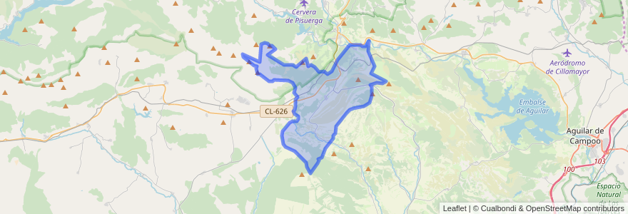 Mapa de ubicacion de Dehesa de Montejo.