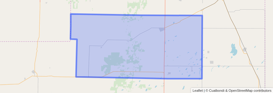 Mapa de ubicacion de Departamento Conhelo.