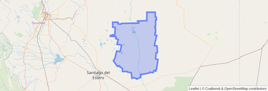 Mapa de ubicacion de Departamento Figueroa.