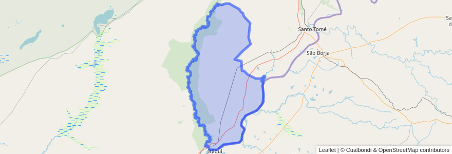 Mapa de ubicacion de Departamento General Alvear.